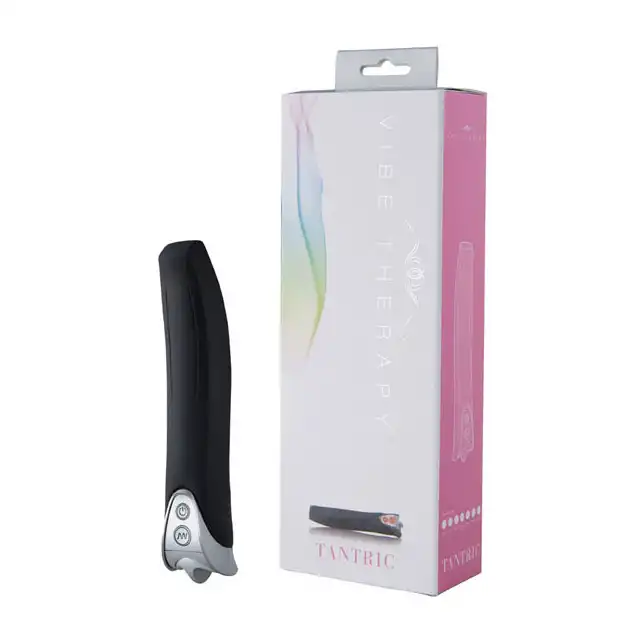 Vibe Therapy - Tantric Black. Wibrator, silikon medyczny.