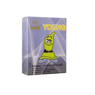 Amor - Young. Prezerwatywy o zmniejszonej średnicy.