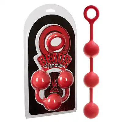 NMC - Silicone Anal Beads. Duże kulki analne.