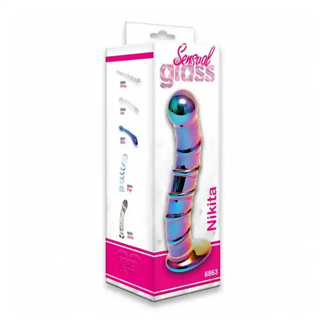 Sensual Glass - Nikita. Szklane dildo.