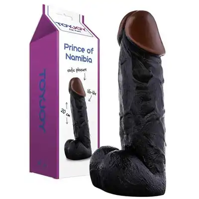 Toy Joy - Prince Of Nambia. Czarne, realistyczne dildo.