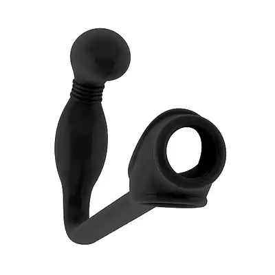 Sono - Butt Plug With Cockring № 2. Wtyczka analna z ringiem na penisa. Silikon medyczny.