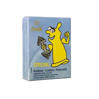 Amor - Strong. Super mocne prezerwatywy.