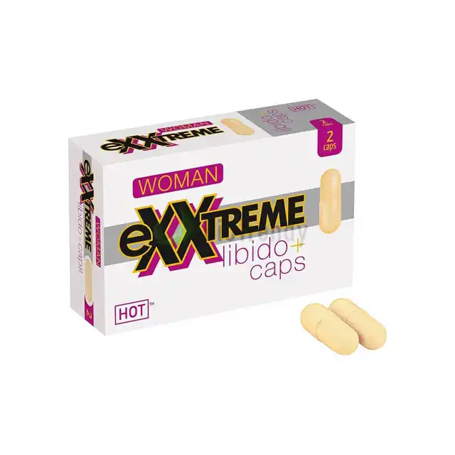 Hot - Exxtreme. Libido + Caps.Dwie kapsułki zwiększające libido.