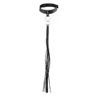 Bijoux Indiscrets - Maze  Black Tassel Choker. Obroża.