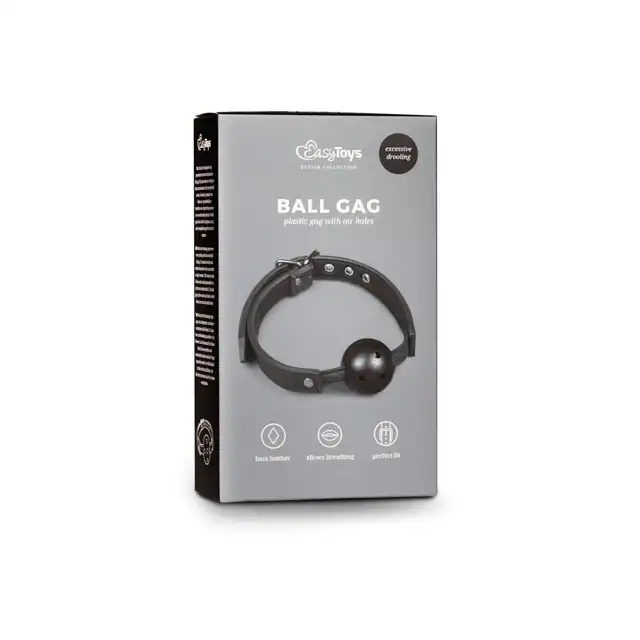 Easy Toys - Ball Gag. Knebel z otworkami.