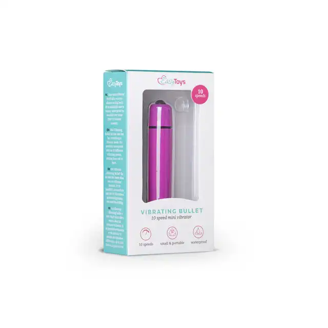 Easy Toys - Vibrating Bullet. Wodoodporny pocisk wibrujący.