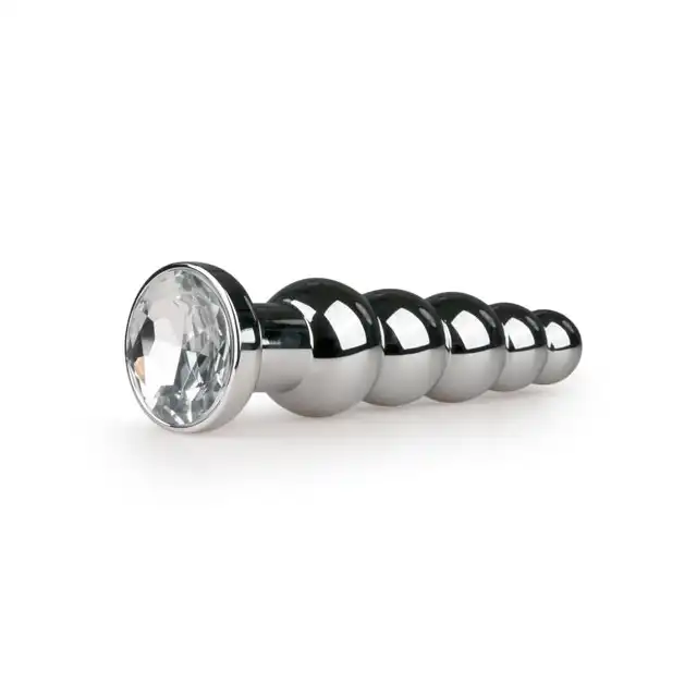 Easy Toys - Metal Butt Plug. Duża, metalowa wtyczka analna. Ozdobna!