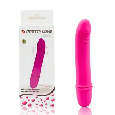Pretty Love - Beck - Śliczny nieduży wibrator - 12 cm, 10 programów wibracji. 100% silikon medyczny.