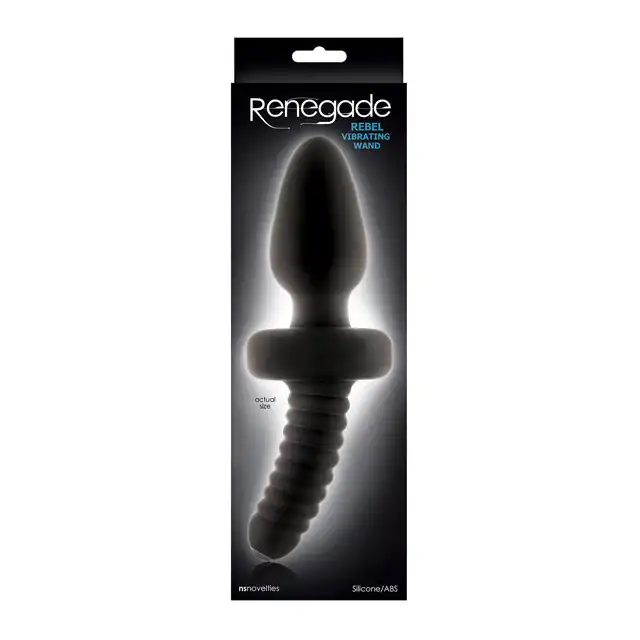 Renegade - Rebel. Vibrating Wand. Wtyczka analna z rączką.
