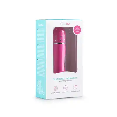 Easy Toys - Diamond Vibrator. Elegancki wibrator z diamencikami.