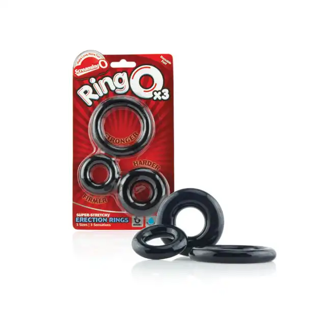 The Screaming O - Ring O. Super elastyczne ringi podtrzymujące erekcję.