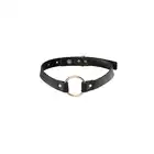 Bijoux Indiscrets - Maze Black Single Choker. Zmysłowa, elegancka obroża. Erotyczna biżuteria dodająca pikanterii. 