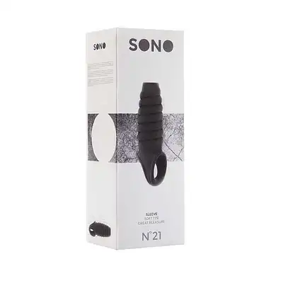 Sono - Sleeve № 21. Nakładka powiększająca penisa.