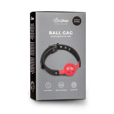 Easy Toys - Ball Gag. Knebel z otworkami.