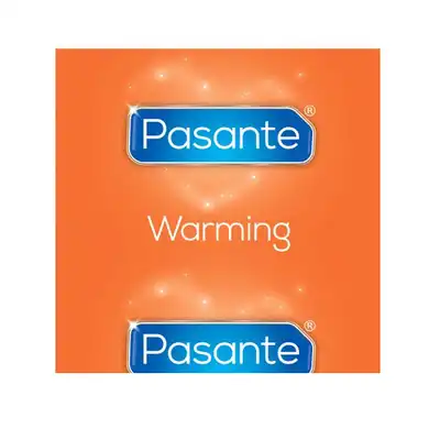 Pasante - Warming. Prezerwatywy z lubrykantem rozgrzewającym. 3 sztuki.