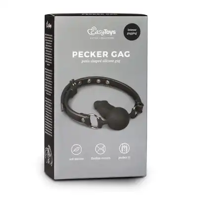 Easy Toys - Pecker Gag. Knebel z penisem. Silikon medyczny.