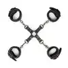 Easy Toys - Ankle And Wrist Hogtie Set. Uprząż krzyżowa do zniewalania.