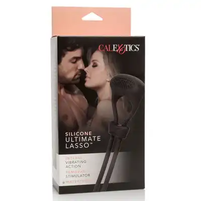 Calexotic - Ultimate Lasso. Wibrujący ring z regulowanym zaciskiem.