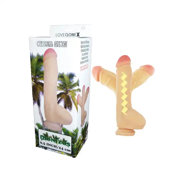 LoveClonex - Dionizos Cyberskin. Super realistyczne, wielkie dildo. 24 cm.