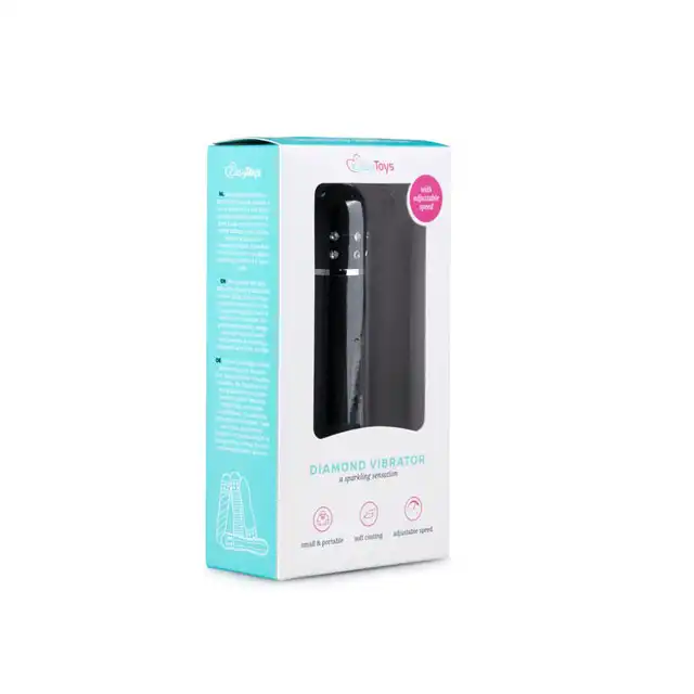 Easy Toys - Diamond Vibrator. Elegancki wibrator z diamencikami.