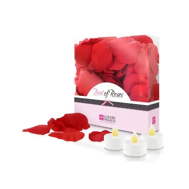 Lovers Premium - Bed Of Roses. Płatki róż + świeczki.