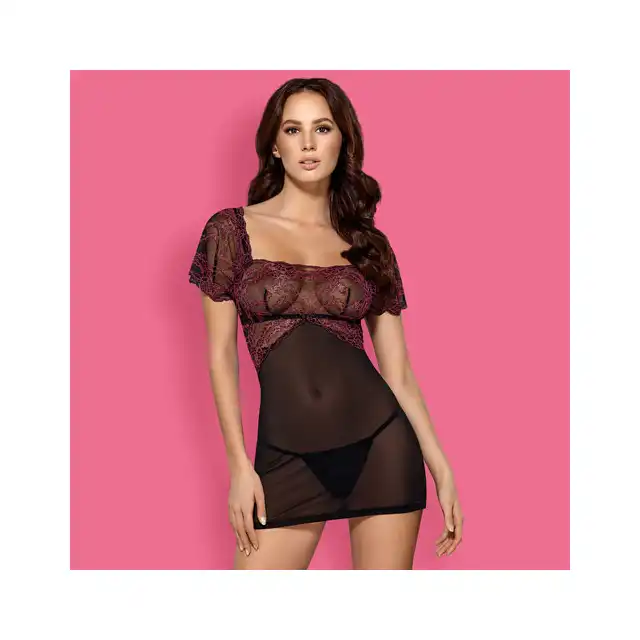 Obsessive - Sedusia koszulka i stringi. Rozmiar S/M Mega Sale!