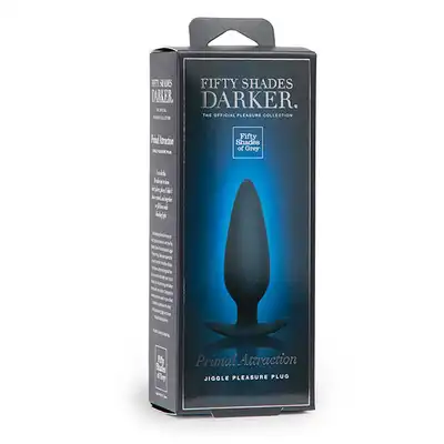Fifty Shades Of Grey Darker - Primal Attraction. Silikonowa wtyczka analna z  kulką tworzącą wibracj