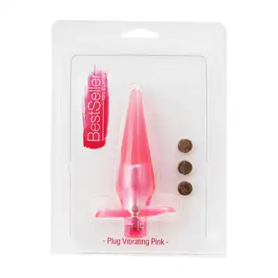 BestSeller - Plug Vibrating Pink. Wibrująca wtyczka analna. Najlepszy wybór.