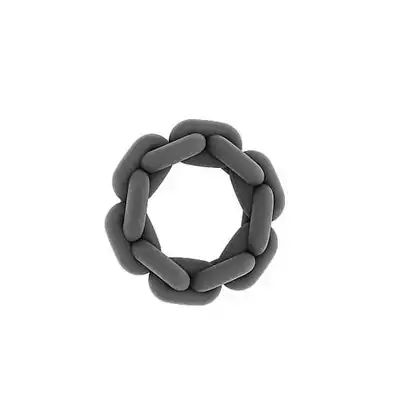 Sono - Cockring № 6. Elastyczny ring na penisa, silikon medyczny.