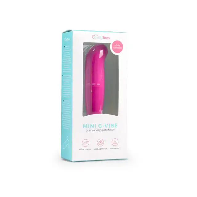 Easy Toys - Mini G-Vibe. Stymulator punktu G o silnych wibracjach.