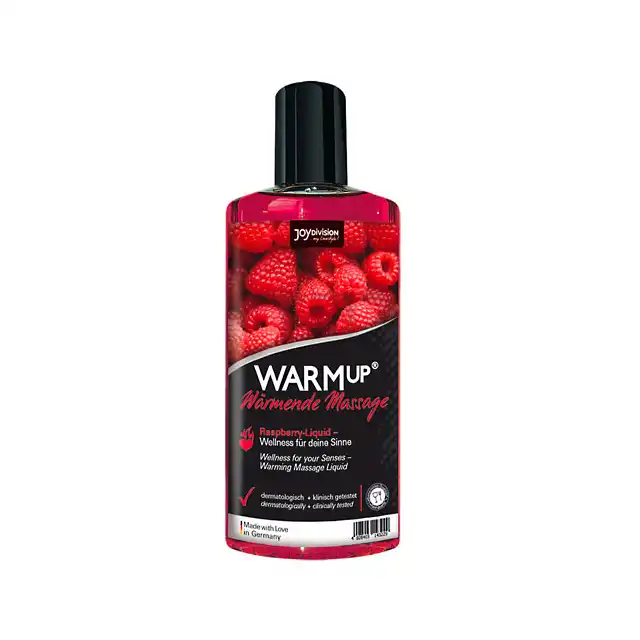 WarmUp - Olejek rozgrzewający do masażu. Słodkie maliny. Made in Germany!