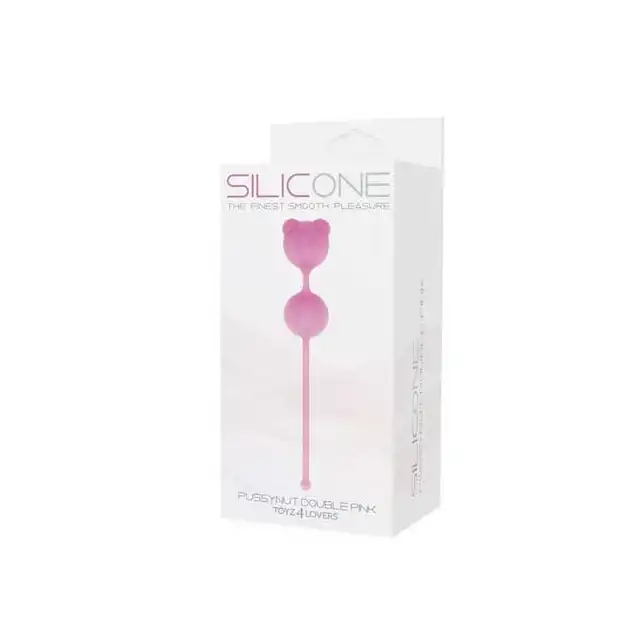 Silicone - Pussynut Double Pink. Kulki Gejszy.