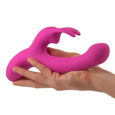 Big Teaze Toys - Love Buddies The Rabbit. Silikonowy wibrator króliczek. Wodoodporna.