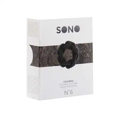 Sono - Cockring № 6. Elastyczny ring na penisa, silikon medyczny.