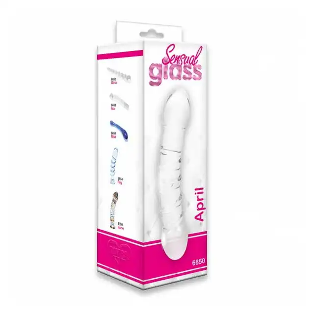 Sensual Glass - April. Szklane dildo.