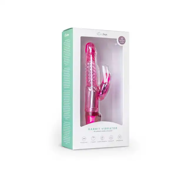 Easy Toys - Kolibri. Smukły wibrator króliczek z rotującą główką.