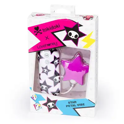 Tokidoki - Star Petal Vibe. Jajeczko wibrujące z miękką silikonową nakładką. Mega sale!