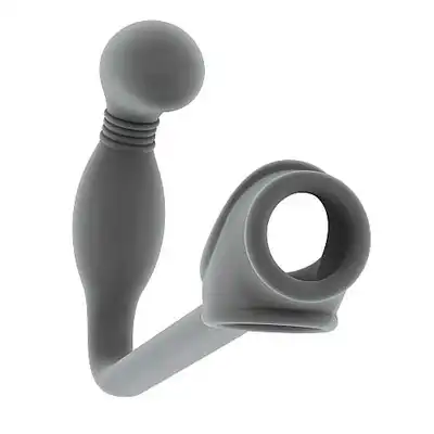 Sono - Butt Plug With Cockring № 2. Wtyczka analna z ringiem na penisa. Silikon medyczny.