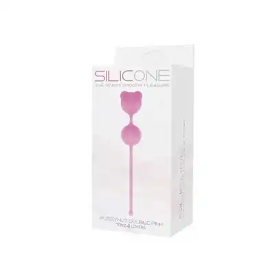Silicone - Pussynut Double Pink. Kulki Gejszy.