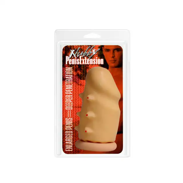 Seven Creations - Nubby Penis Extenion. Przedłużacz naturalny z wypustkami.