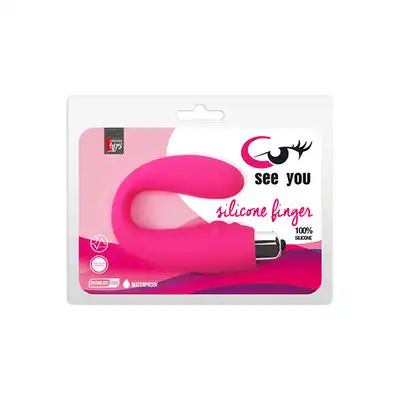 Dream Toys - See You Silicone Finger. Podwójny stymulator, 100% silikon medyczny.