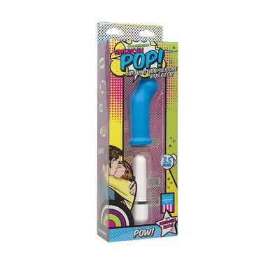 American Pop! - Pow! Pocisk wibrujący z silikonową nakładką.