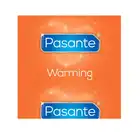 Pasante - Warming. Prezerwatywy z lubrykantem rozgrzewającym. 3 sztuki.