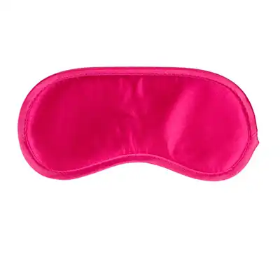 Easy Toys - Satin Blindfold. Różowa opaska na oczy z miękkiej satyny.