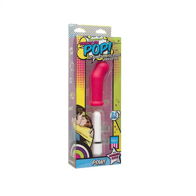 American Pop! - Pow! Pocisk wibrujący z silikonową nakładką.
