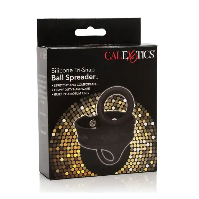 Calexotic - Ball Spreader. Nakładka na jądra z ringiem na penisa.