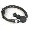 Easy Toys - Pecker Gag. Knebel z trzema kulkami. Silikon medyczny.