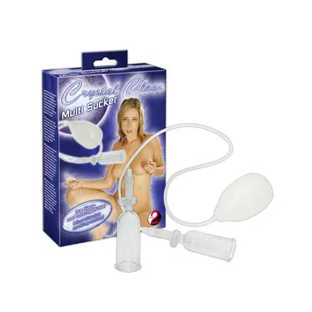 You2Toys - Crystal Clear Multi Sucker.  Pompka do łechtaczki i sutków.