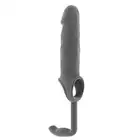Sono - Sleeve With Extension &amp; Butt Plug № 19. Nakładka powiększająca penisa z wtyczką analną.